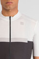 SPORTFUL Cyklistický dres s krátkým rukávem - PISTA - bílá/černá