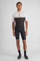 SPORTFUL Cyklistický dres s krátkým rukávem - PISTA - bílá/černá