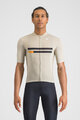SPORTFUL Cyklistický dres s krátkým rukávem - STARLIGHT - béžová