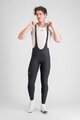 SPORTFUL Cyklistické kalhoty dlouhé s laclem - PULSE BIBTIGHT - černá
