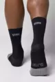 GOBIK Cyklistické ponožky klasické - LIGHTWEIGHT 2.0 - černá/šedá