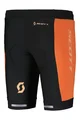 SCOTT Cyklistické kalhoty krátké bez laclu - RC PRO JR - oranžová/černá
