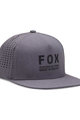 FOX Cyklistická čepice - NON STOP TECH SNAPBACK - šedá