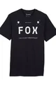 FOX Cyklistické triko s krátkým rukávem - AVIATION PREM - černá