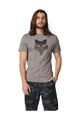 FOX Cyklistické triko s krátkým rukávem - DISPUTE PREM - šedá