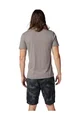 FOX Cyklistické triko s krátkým rukávem - DISPUTE PREM - šedá