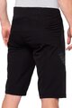 100% SPEEDLAB Cyklistické kalhoty krátké bez laclu - AIRMATIC SHORTS - černá