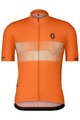 SCOTT Cyklistický dres s krátkým rukávem - RC TEAM 10 - oranžová
