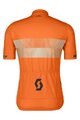 SCOTT Cyklistický dres s krátkým rukávem - TEAM 10 - oranžová