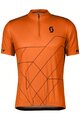 SCOTT Cyklistický dres s krátkým rukávem - TEAM 20 - oranžová