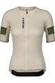 SCOTT Cyklistický dres s krátkým rukávem - ENDURANCE PRO W - béžová/zelená