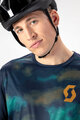 SCOTT Cyklistický dres s krátkým rukávem - TRAIL VERTIC - modrá