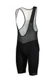 SCOTT Cyklistické kalhoty krátké s laclem - RC TEAM BIB SHORTS - černá/šedá