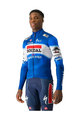 CASTELLI Cyklistický dres s dlouhým rukávem zimní - SOUDAL QUICK-STEP 2024 THERMAL - modrá/bílá/červená