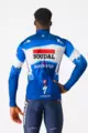 CASTELLI Cyklistický dres s dlouhým rukávem zimní - SOUDAL QUICK-STEP 2024 THERMAL - modrá/bílá/červená