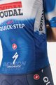 CASTELLI Cyklistická vesta - SOUDAL QUICK-STEP 2024 PRO LIGHT WIND - modrá/bílá/červená