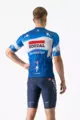 CASTELLI Cyklistické kalhoty krátké s laclem - SOUDAL QUICK-STEP 2024 COMPETIZIONE - modrá/bílá/červená