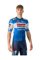 CASTELLI Cyklistický dres s krátkým rukávem - SOUDAL QUICK-STEP 2024 COMPETIZIONE 3 - modrá/bílá/červená
