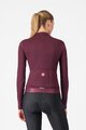 CASTELLI Cyklistický dres s dlouhým rukávem zimní - ESPRESSO THERMAL W LS - červená