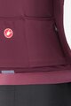 CASTELLI Cyklistický dres s dlouhým rukávem zimní - ESPRESSO THERMAL W LS - červená