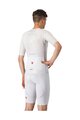 CASTELLI Cyklistické kalhoty krátké s laclem - FREE AERO RACE - bílá