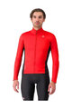 CASTELLI Cyklistická zateplená bunda - ENTRATA 2 - červená