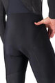 CASTELLI Cyklistické kalhoty dlouhé s laclem - COMPETIZIONE - černá