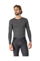 CASTELLI Cyklistické triko s dlouhým rukávem - MEDIO BASE LAYER LS - šedá