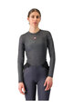 CASTELLI Cyklistické triko s dlouhým rukávem - MEDIO BASE LAYER W - šedá