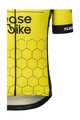 AGU Cyklistický dres s krátkým rukávem - REPLICA VISMA | LEASE A BIKE 2024 - žlutá/černá