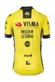 AGU Cyklistický dres s krátkým rukávem - REPLICA VISMA | LEASE A BIKE K 2024 - žlutá/černá