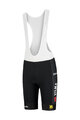 RAPIDGEAR Cyklistické kalhoty krátké s laclem - VISMA TDF25 REPLICA BIBSHORT - černá