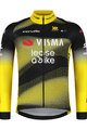 RAPIDGEAR Cyklistický dres s dlouhým rukávem letní - VISMA TDF25 REPLICA JERSEY - žlutá/černá