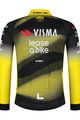 RAPIDGEAR Cyklistický dres s dlouhým rukávem letní - VISMA TDF25 REPLICA JERSEY - žlutá/černá
