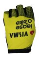 RAPIDGEAR Cyklistické rukavice krátkoprsté - VISMA TDF25 REPLICA GLOVES - žlutá/černá