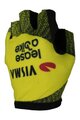 RAPIDGEAR Cyklistické rukavice krátkoprsté - VISMA TDF25 REPLICA GLOVES - žlutá/černá