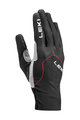 LEKI Cyklistické rukavice dlouhoprsté - NORDIC SKIN 10.0 - červená/černá
