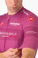 CASTELLI Cyklistický dres s krátkým rukávem - GIRO107 CLASSIFICATION - cyklámenová