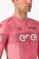 CASTELLI Cyklistický dres s krátkým rukávem - GIRO107 CLASSIFICATION - růžová