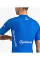 CASTELLI Cyklistický dres s krátkým rukávem - GIRO107 CLASSIFICATION - modrá