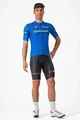 CASTELLI Cyklistický dres s krátkým rukávem - GIRO107 CLASSIFICATION - modrá