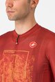 CASTELLI Cyklistický dres s krátkým rukávem - #GIRO107 ROMA - červená