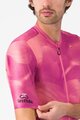 CASTELLI Cyklistický dres s krátkým rukávem - GIRO ESPRESSO - růžová