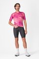 CASTELLI Cyklistický dres s krátkým rukávem - GIRO ESPRESSO - růžová
