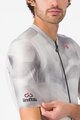 CASTELLI Cyklistický dres s krátkým rukávem - GIRO ESPRESSO - šedá