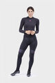 ALÉ Cyklistické kalhoty dlouhé bez laclu - PR-R MILD TIGHTS - černá/růžová