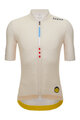 SANTINI Cyklistický dres s krátkým rukávem - TDF MAILLOT JAUNE - M. VENTOUX - ivory