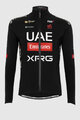 PISSEI Cyklistická zateplená bunda - UAE TEAM EMIRATES - XRG 2025 GIACCA PRIMAPELLE OFFICIAL - černá