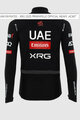 PISSEI Cyklistická zateplená bunda - UAE TEAM EMIRATES - XRG 2025 GIACCA PRIMAPELLE OFFICIAL - černá