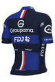 ALÉ Cyklistický dres s krátkým rukávem - GROUPAMA FDJ 2025 - modrá